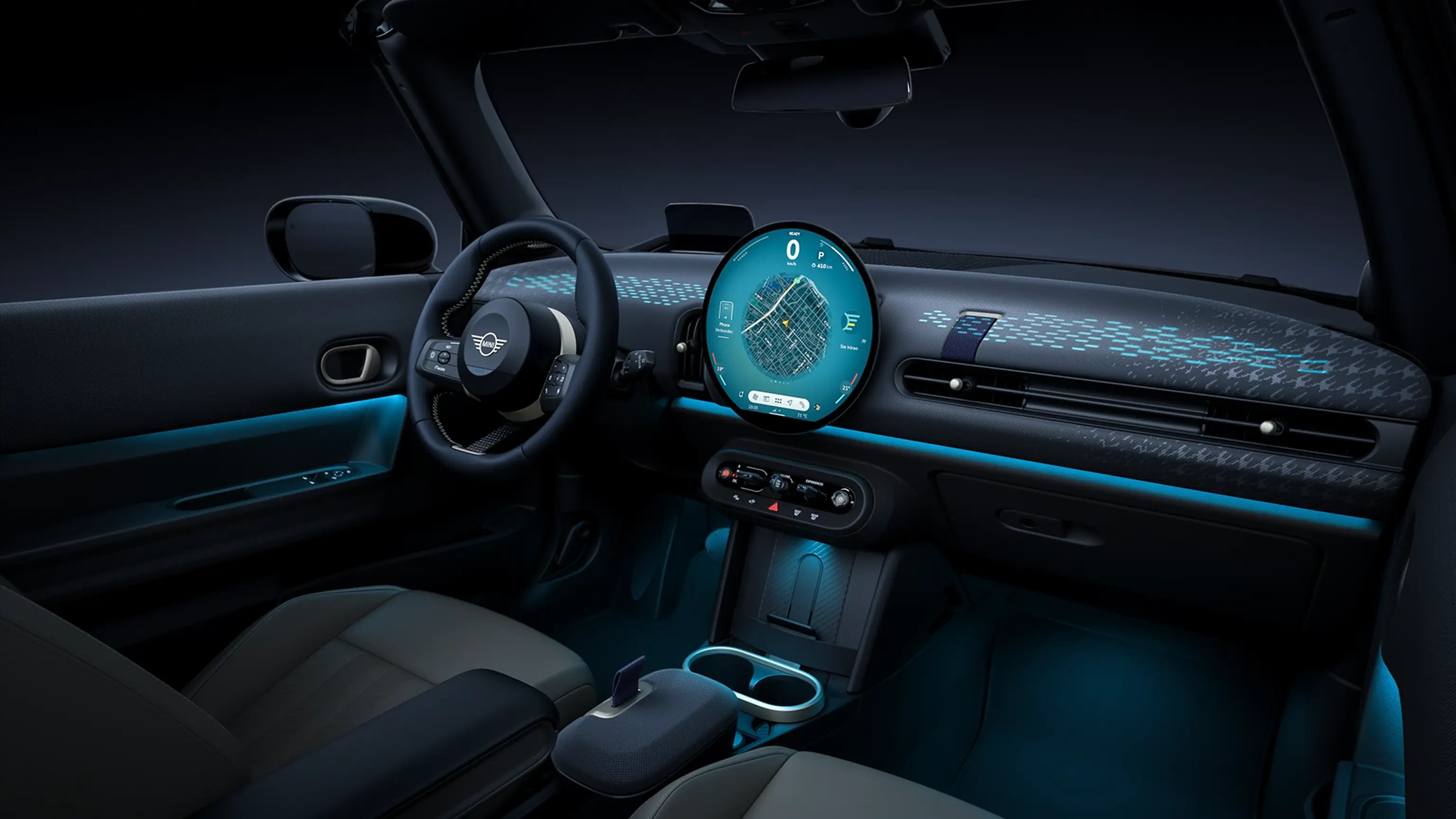 MINI Cooper Convertible – interior – experience mode gallery – control buttons